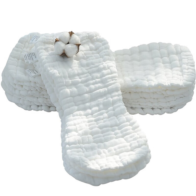 喜亲宝婴儿尿布宝宝10层纱布新生儿尿戒子可洗尿片大码46*17cm5条装