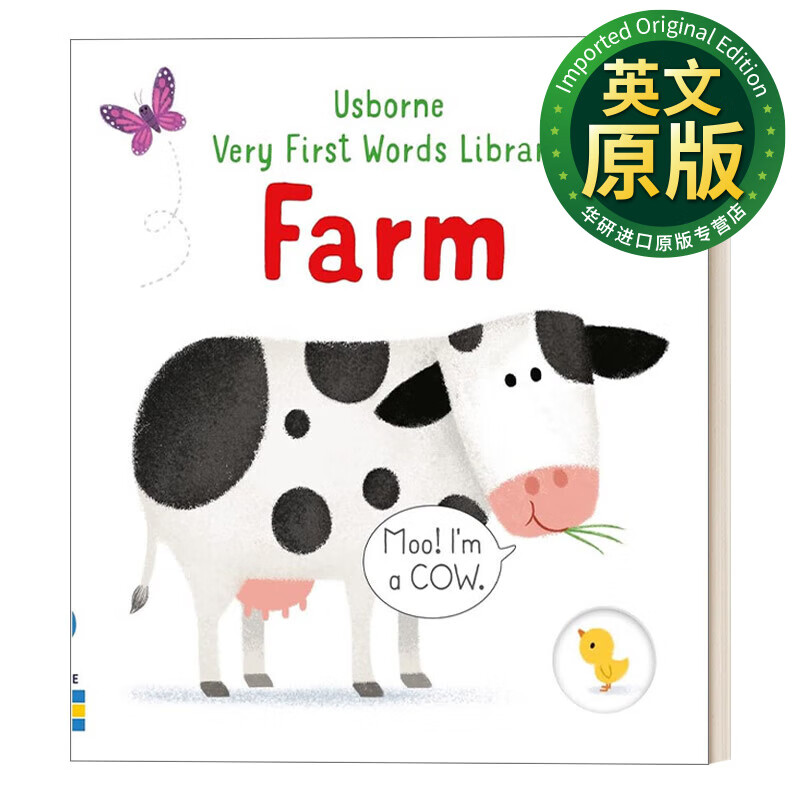 first words library farm 英文原版 尤斯伯恩单词图书馆 农场 英文版