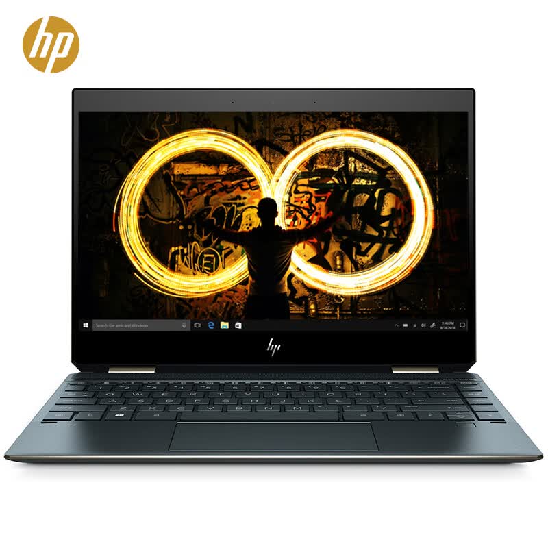 HP 惠普 幽灵Spectre X360 13 八代酷睿版 13.3英寸 变形轻薄本 波塞冬蓝（酷睿i7-8565U、核芯显卡、16GB、512GB SSD、1080P、5KU65PA）