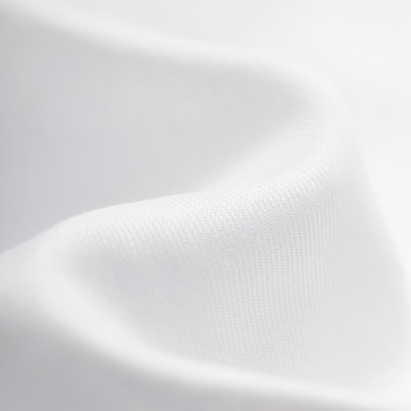 MAYOR男装 秋季ALBINI高支棉弹免熨白色细斜纹长袖男衬衫 漂白 38