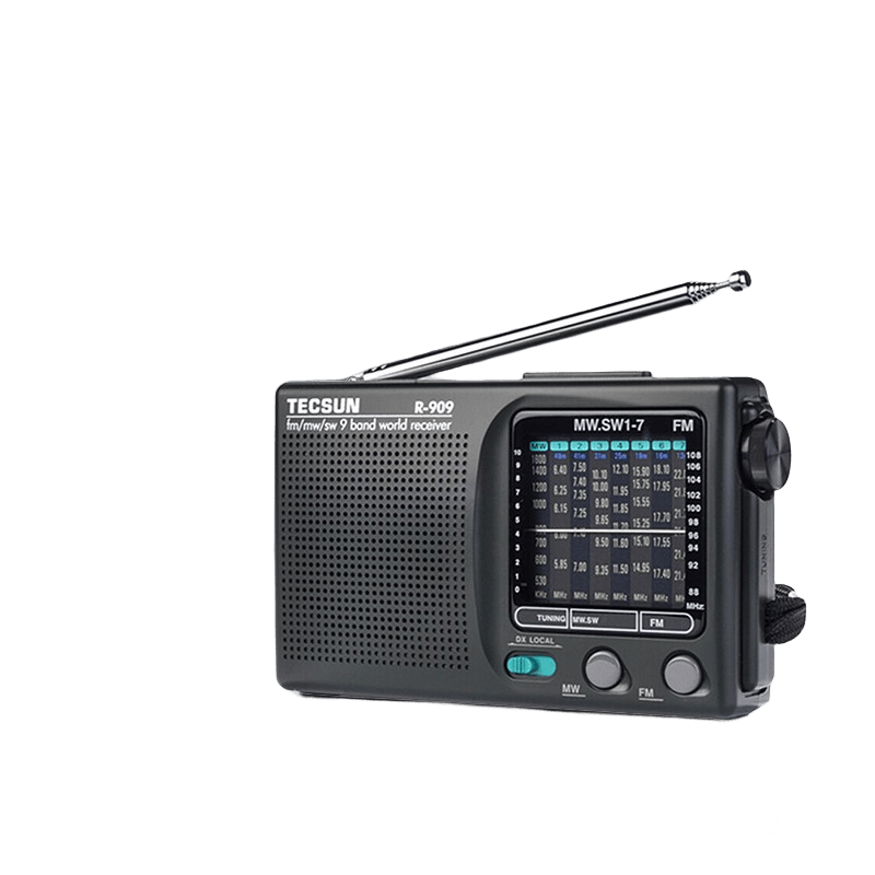 德生（Tecsun） R-909德生收音机全波段半导体多波段老人便携式收音机交流直流电通用户外收音 德生R-909