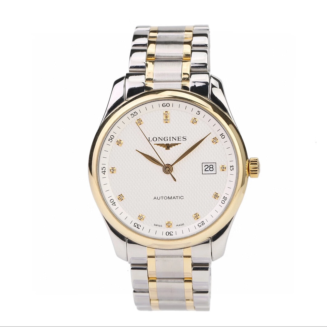 【二手95新】浪琴 名匠系列间金钻刻40mm自动机械男表l2.793.5.97.