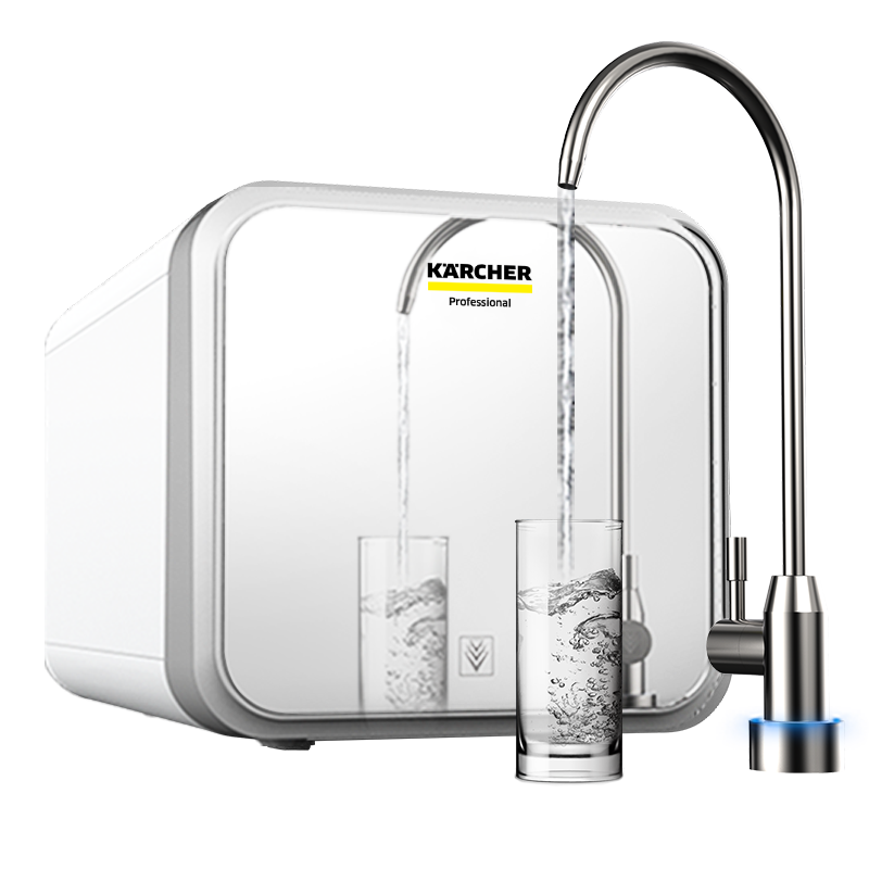 karcher德国卡赫净水器家用厨下式直饮净水机800g过滤器2l/分智能水