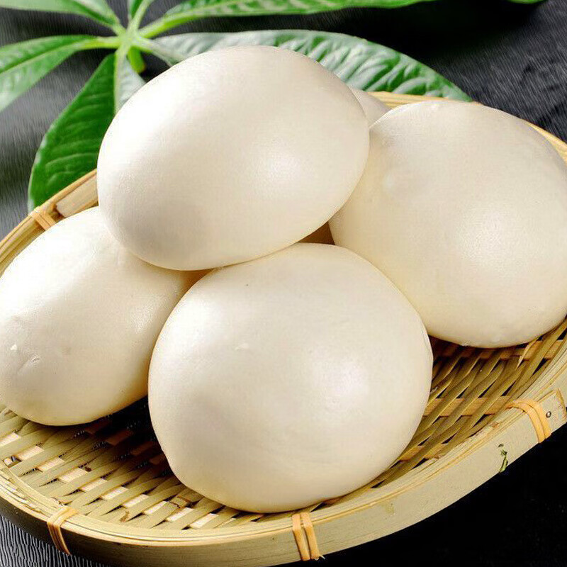 虎钢馋一斤一个大馒头五个装大饽饽山东老面剂馒头纯手工早餐馍馍