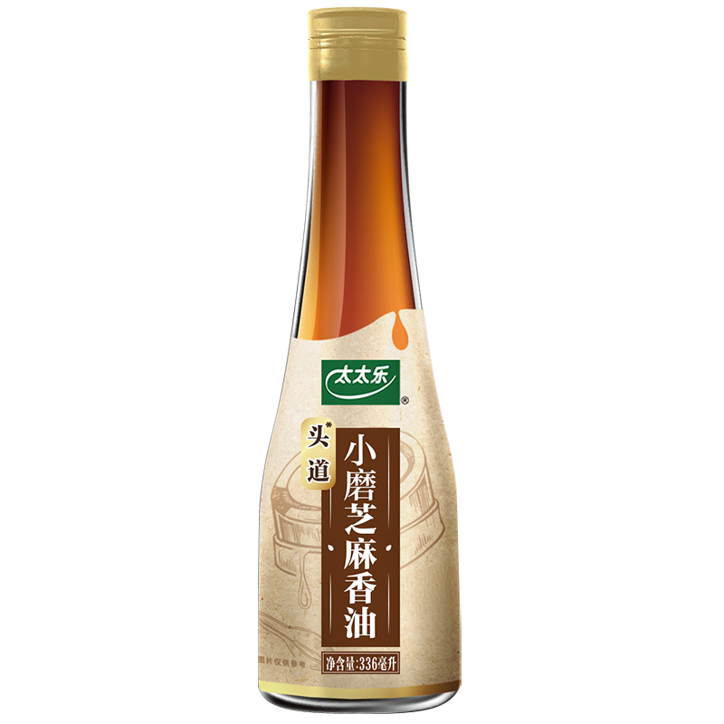 太太樂 小磨芝麻香油 336ml  一級芝麻油 石磨磨制 涼拌蘸食面點火鍋