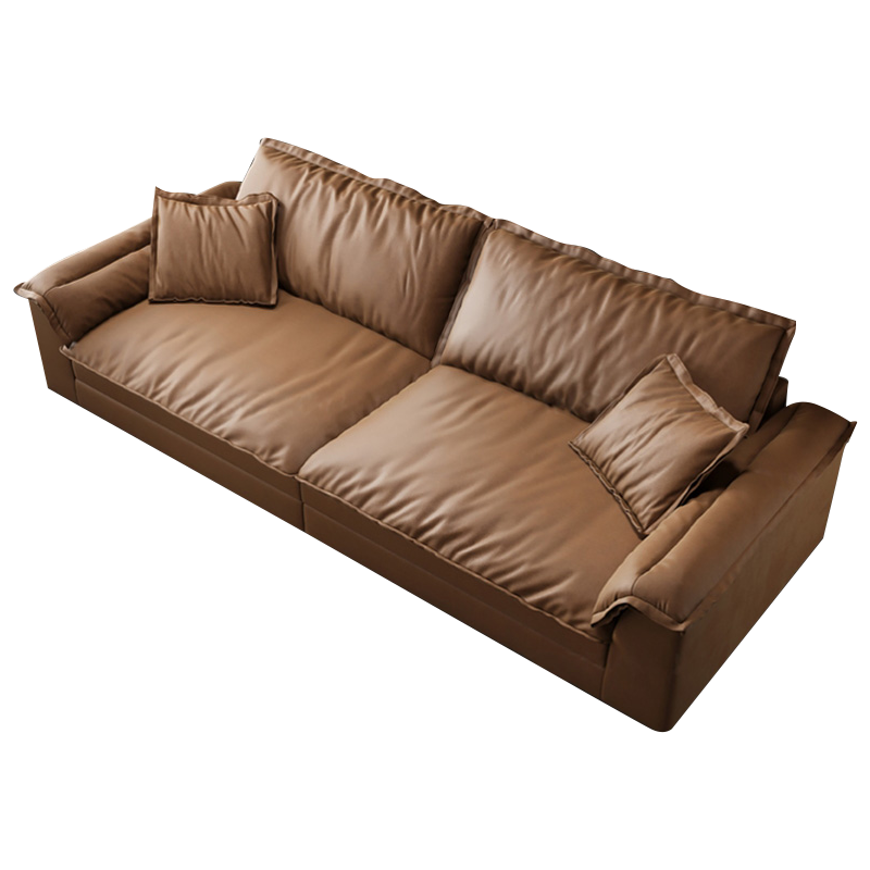 卓昙 沙发科技布沙发2022年新款墨绿色轻奢现代慵懒风客厅落地深坐宽baxter云朵沙发 双扶手四人位【2.6米】 30%客户选择【加厚乳胶颗粒座包+实木框架】免洗