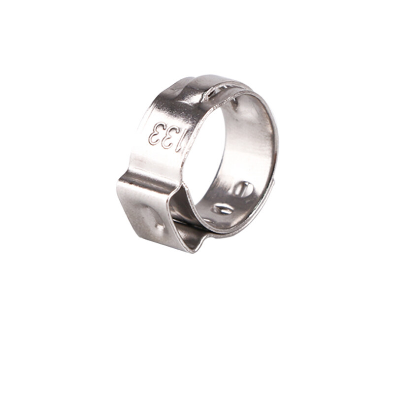 单耳无极卡箍304不锈钢喉箍管卡管夹卡子油管水管304无耳无极喉箍 单