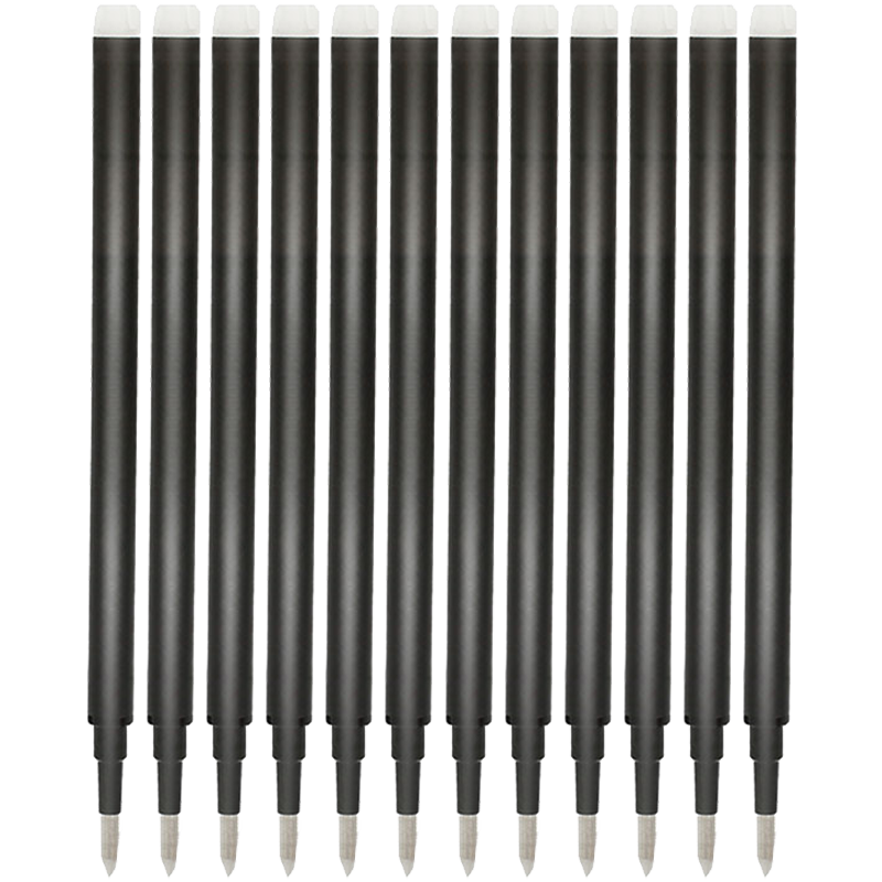 百樂(lè)（PILOT） 摩磨擦中性筆筆芯0.5mm 適用LFBK-23EF 黑色 12支裝 BLS-FR5-B可擦筆