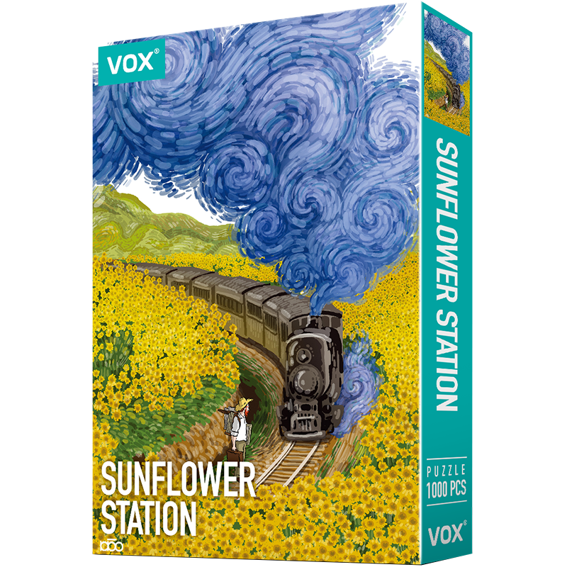VOX成人拼图1000片向日葵站，高质量且价格合理