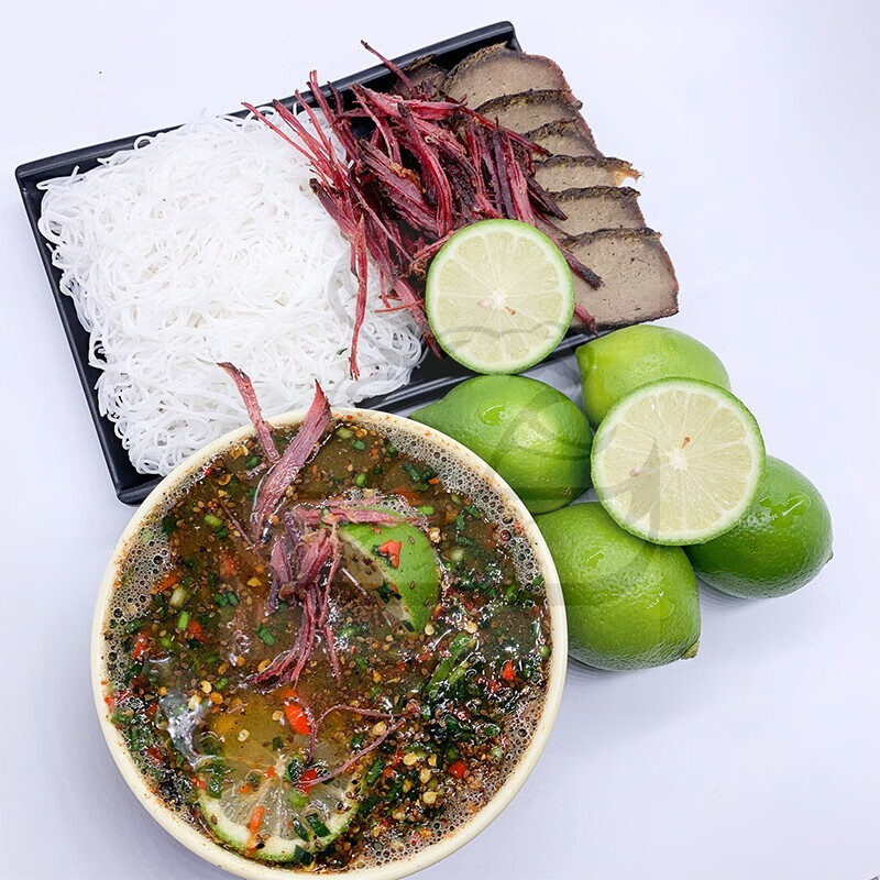 米线腾冲版纳傣味柠檬云南特产空运米线