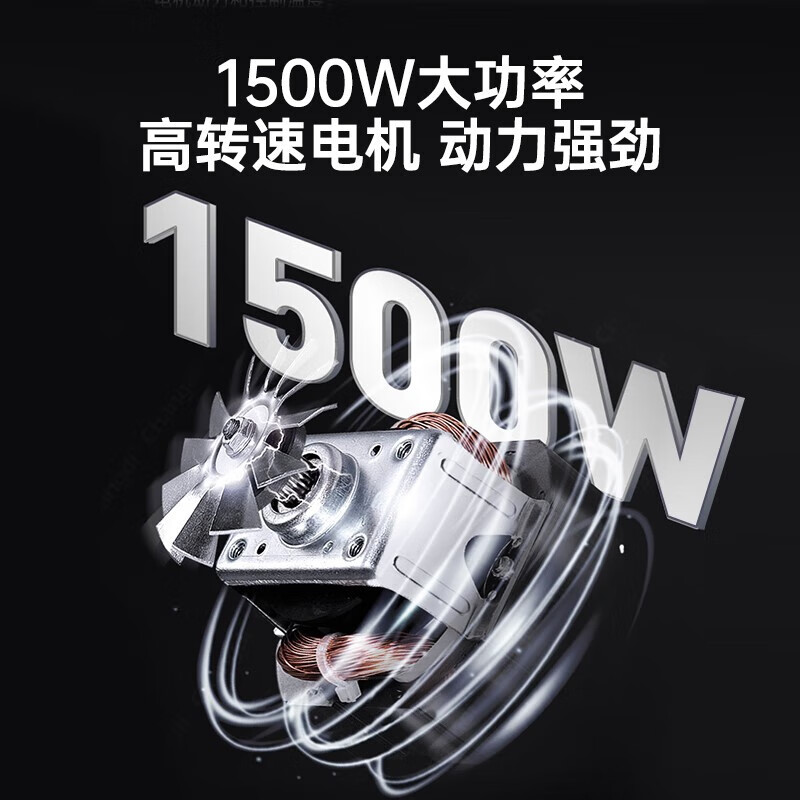 长帝家用和面机厨师机6.2L大容量自动低温发酵多功能揉面机面包机1500W大功率 【莫兰迪绿】快速发酵