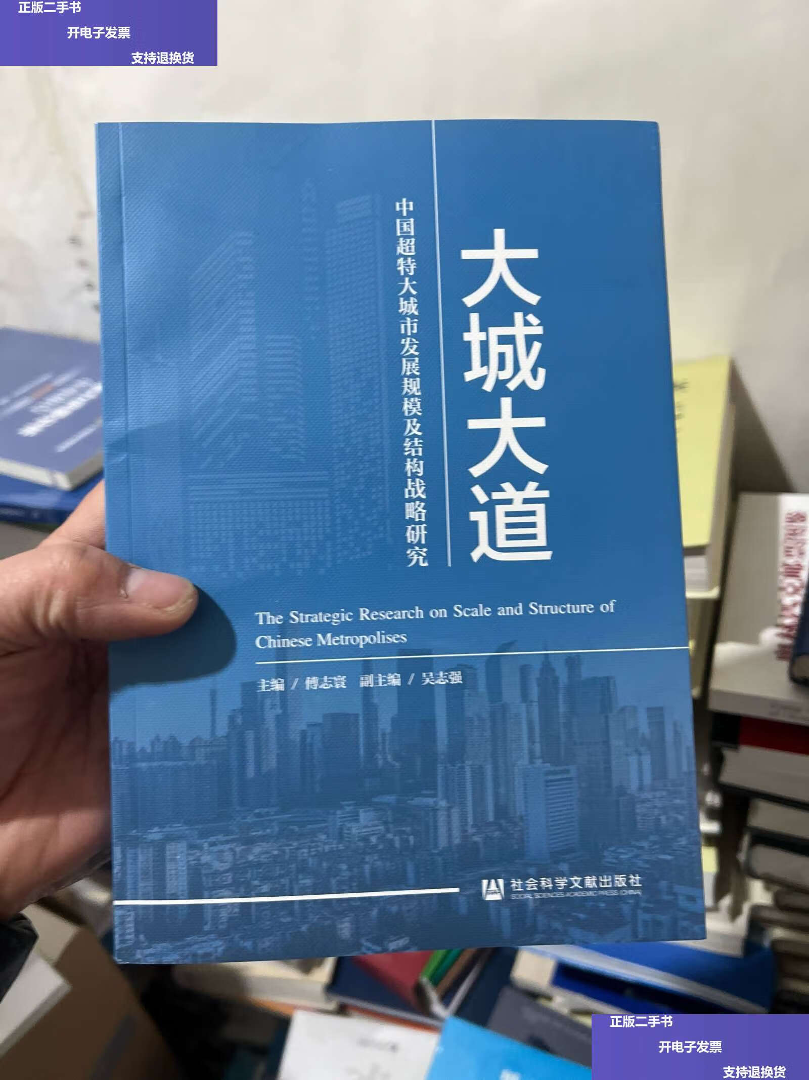 【二手9成新】大城大道:中国超特大城市发展规模及结构战略研究