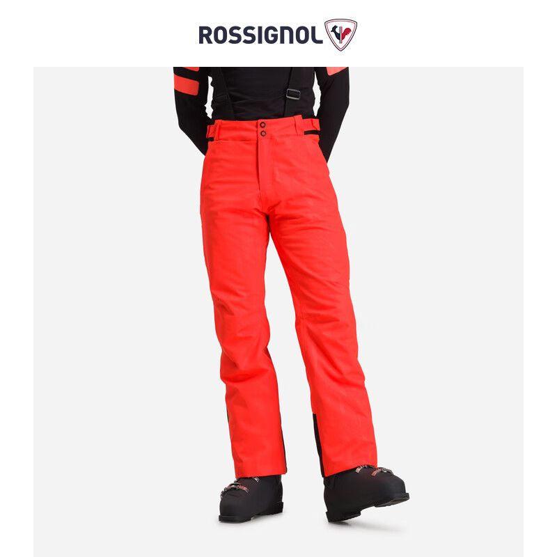 rossignol金鸡新款男士hero系列背带滑雪裤dwr防风雨单双板雪裤男