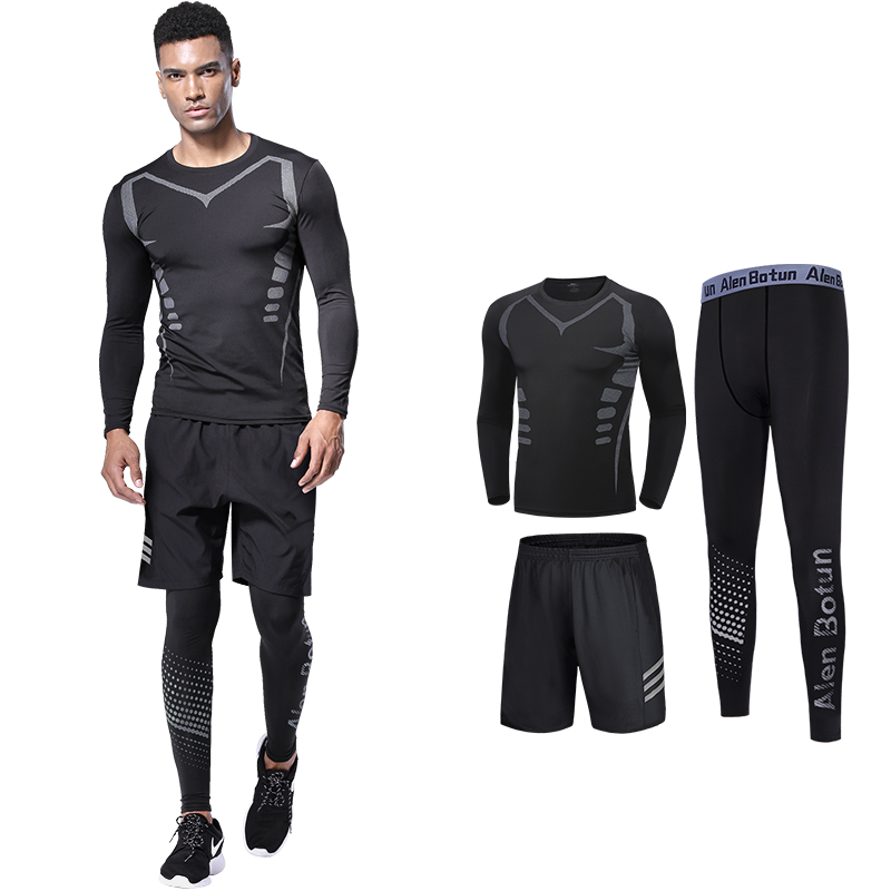 艾伦伯顿健身服男跑步运动套装——性能与舒适并存的最佳选择