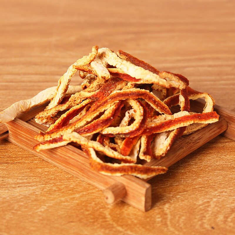 大货陈皮丝橘子皮新会陈皮丝条状陈皮 陈皮丝选货(色好500g