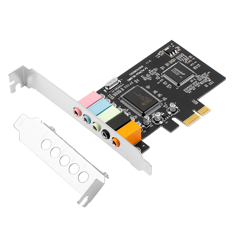 魔羯（MOGE）MC2206 台式机PCIE 5.1声道环绕立体声 6声道声卡 独立音频卡台式机电脑PCIE内置声卡