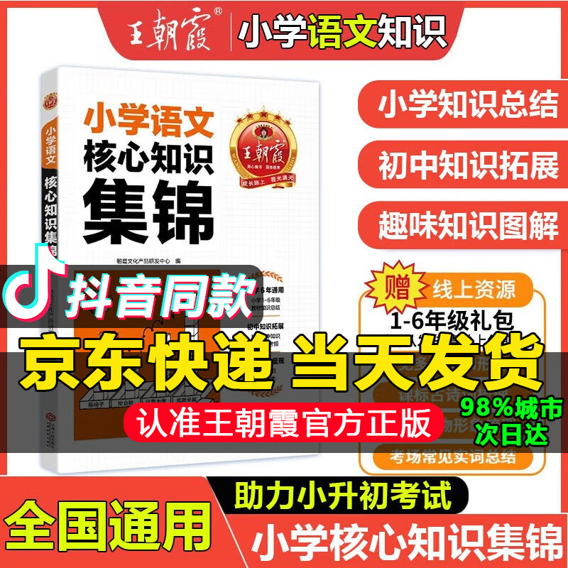 王朝霞小学核心知识集锦2023人教版语文数学英语一二三四五六年级教材知识点总结小学生基础知识大盘点大全手册拓展初中知识衔接小升初总复习考试 【语文】小学核心知识集锦