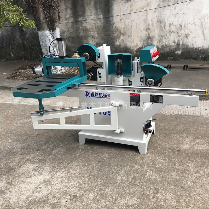 千石睿益木工机械mj105a精密单双圆轨五碟锯出榫机实用开榫机 mj105