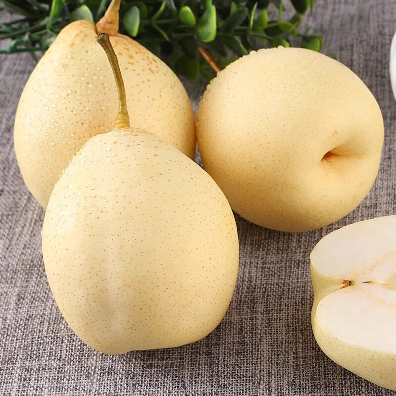 2025当季新鲜鸭梨水果鸭梨河北香鸭梨水果脆甜多汁鸭梨整箱包邮 精选一级商超果 3斤带箱（净果2.5-3斤）