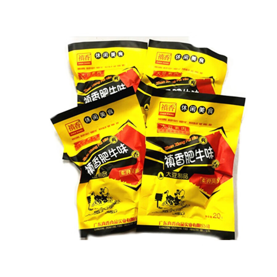 隽颜堂禛香肥牛大豆素肉18g 牛肉味香菇肥牛8090怀旧零食小吃 拍30包