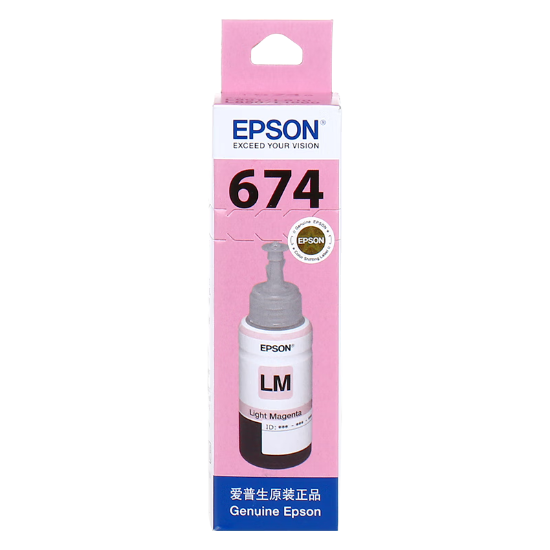 ��������EPSON�� T674/673 ԭװīˮL850 L805 L801 L810 L1800��ī��ӡ��6ɫī��ī֭ 674LM               ��ǳ��ɫ��