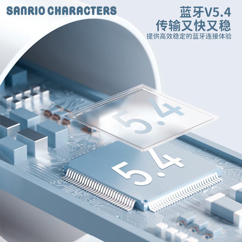 三丽鸥S-12蓝牙耳机半入耳式无线耳机高清通话超长续航无线音乐游戏耳机女生礼物 帕恰狗