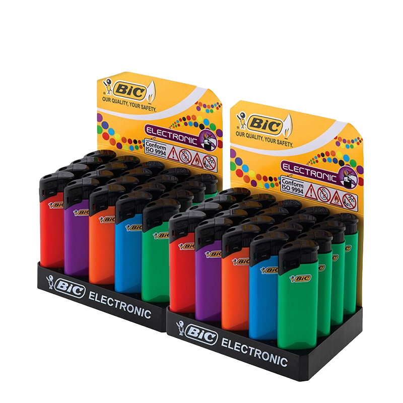比克（BIC）打火机 XP2(混色)系列一次性打火机 40支装 高压电子明火火机
