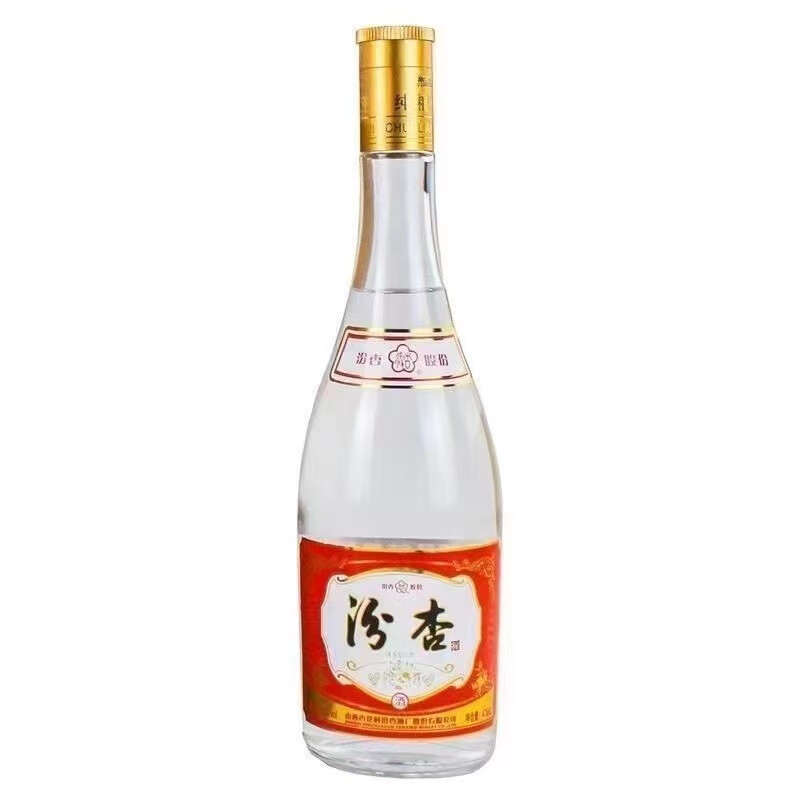 汾杏山西杏花村汾杏清香型白酒 53度 475ml 1瓶 手工精酿黄盖汾