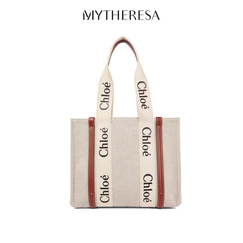 蔻依（Chloe） Chloé Woody 奢侈品女包M号帆布托特包P00587517 白色属于什么档次？