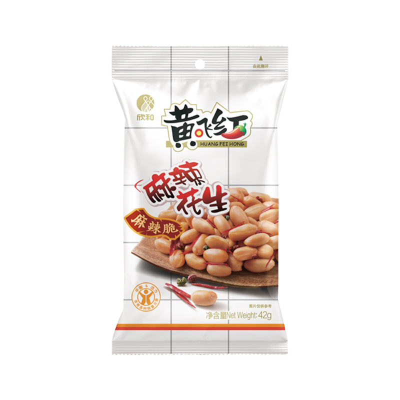 黄飞红 麻辣花生42g10袋