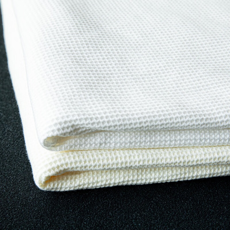 云漫卿华夫格布料bjd娃衣布料纯棉纯色华夫格面料酒店浴袍睡衣吸水