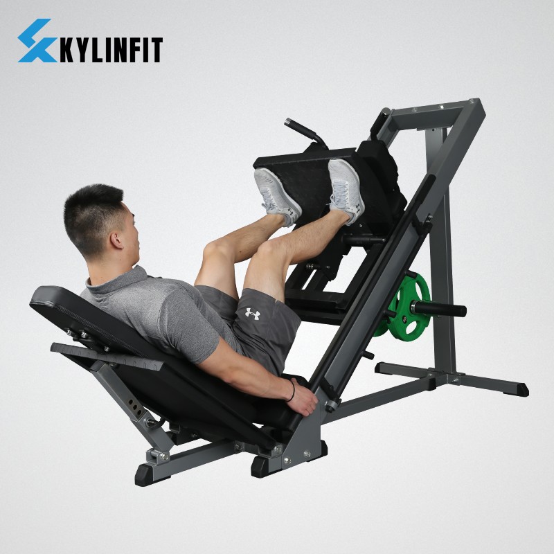kylinfit 商用倒蹬机 站蹲机 一体训练器材 练腿器 坐式蹬腿器 深蹲机