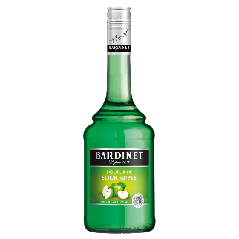 必得利（Bardinet）洋酒 酸苹果 力娇酒 700ml 年货节畅饮