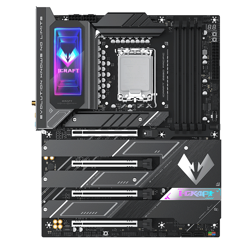 uMS-iCraft Z890 Pacific +ӢضUltra i9-285K CPUװʵ6648Ԫ