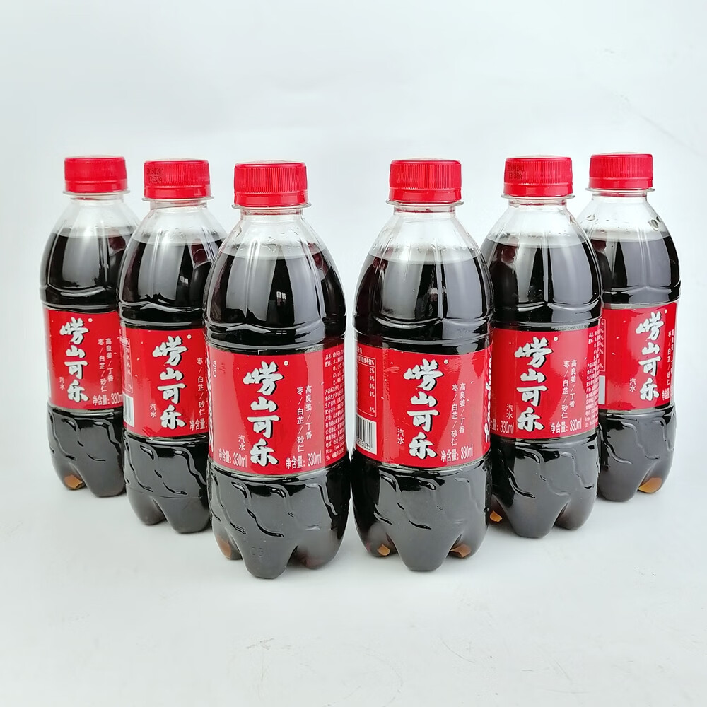 隽辰堂青岛崂山可乐国产330ml*6瓶碳酸饮料产地青岛发货中草药味 330
