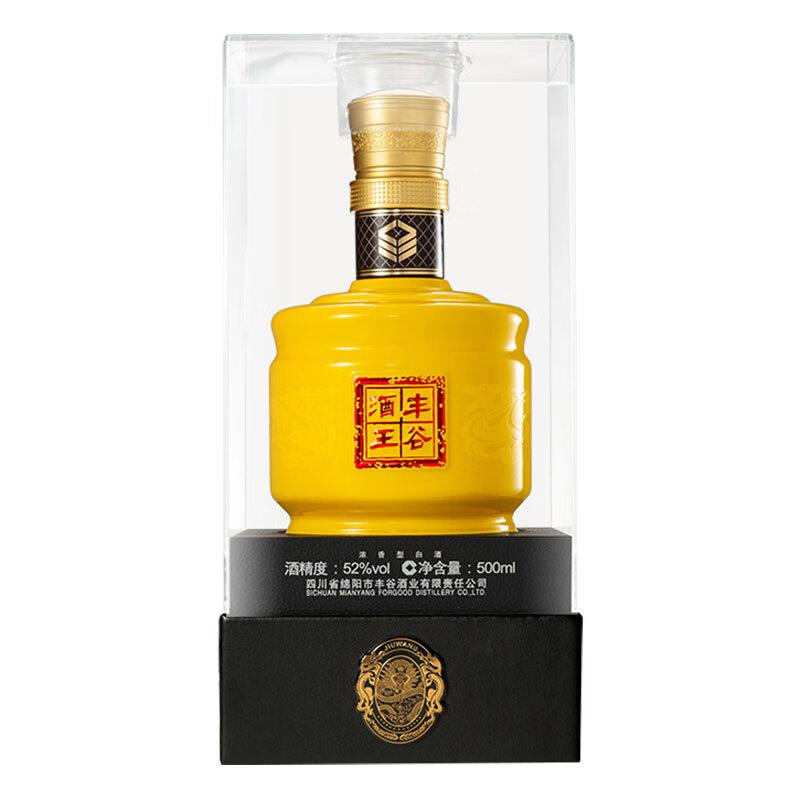 料酒 52度丰谷酒王黄金浓香型送礼500ml单瓶装 52度丰谷酒王黄金500ml