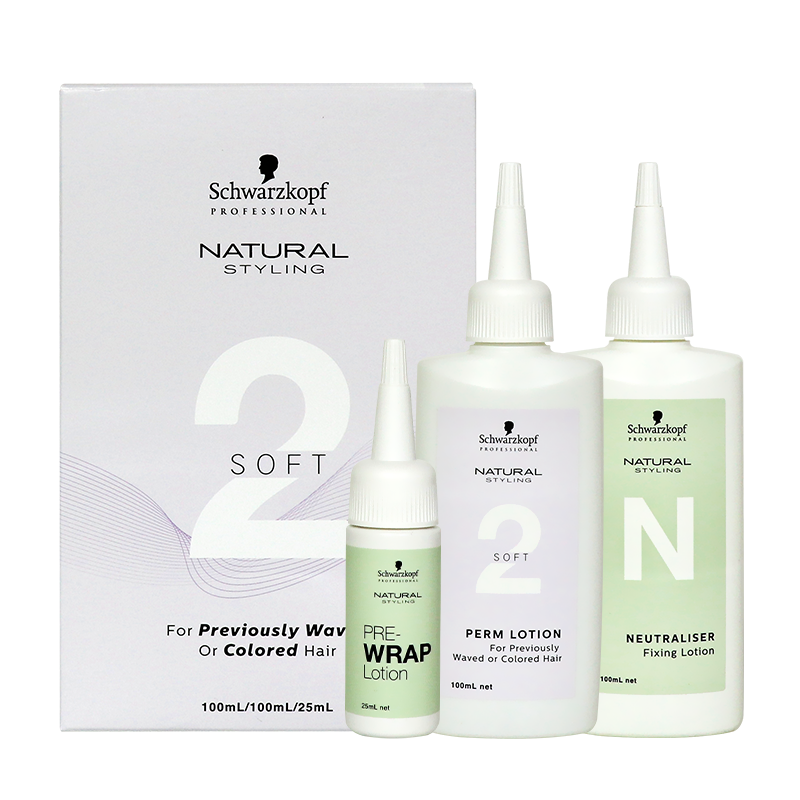 施华蔻(schwarzkopf)专业俏翎水润魅力烫发套装卷发定型药水烫发水不