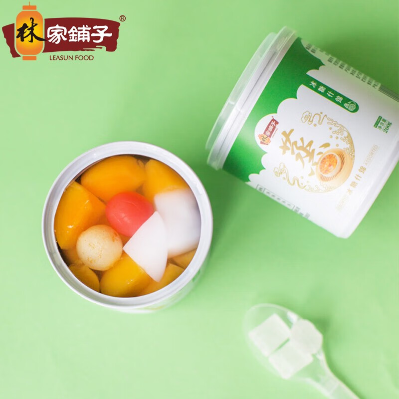 林家铺子 冰糖什锦 水果罐头 200g*2罐/箱