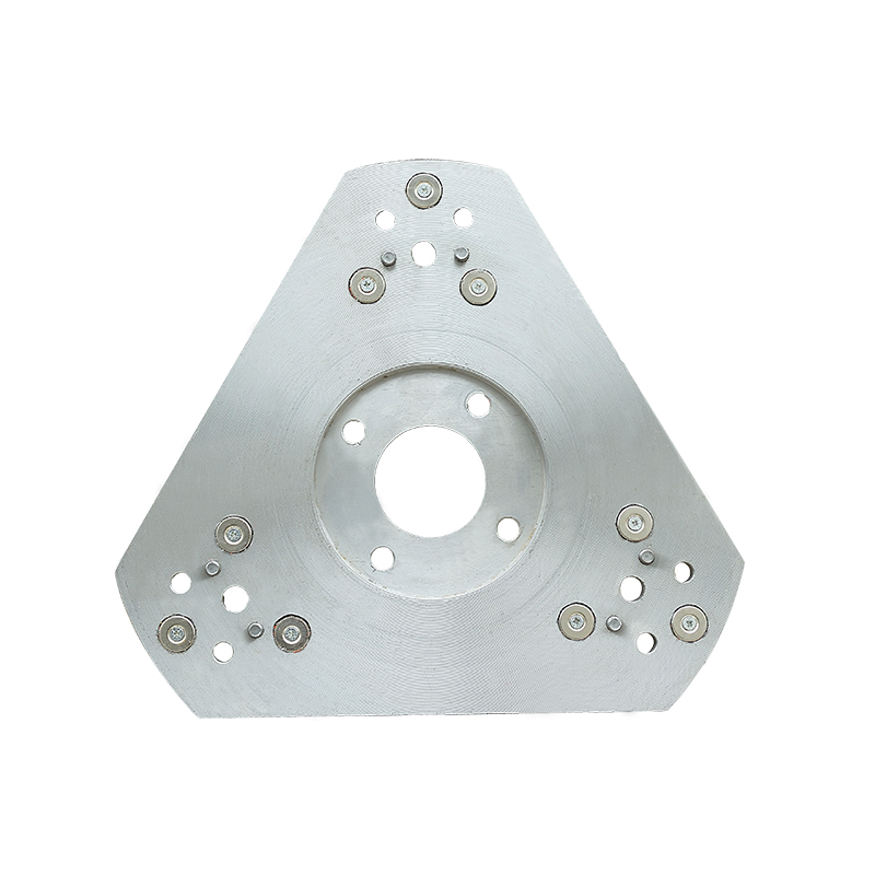 研磨机配件刚磨盘刀盘水磨石机打磨盘三角盘五爪盘圆盘 三角盘350型