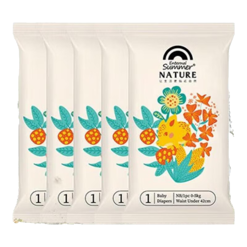 ���ڲ�����ʢ�Ĺ���Natureϵ�� Ӥ������͸����ʪֽ���ɳ���ѧ�߿� ֽ���S�� 5Ƭװ 4-8kg