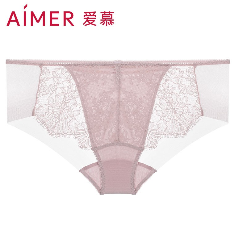 爱慕内衣约瑟芬花园女士中腰内裤AM230611-舒适柔软又保暖