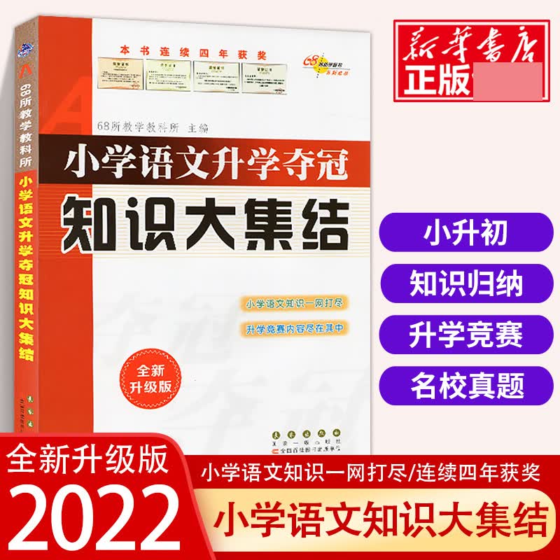 小升初知识大集结小学语文升学夺冠基础重点知识大全通用版小学生一二三四五六年级毕业升学系统总复习资料集锦专项训练辅导教辅书