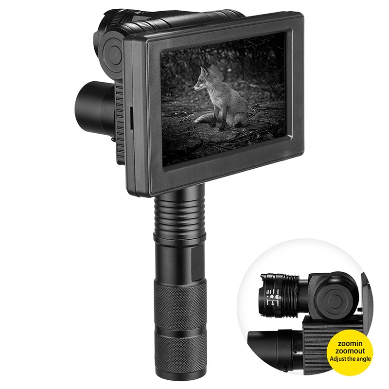 fire wolf 手持红外线diy夜视仪 昼夜两用 高清数码屏显红外望眼镜