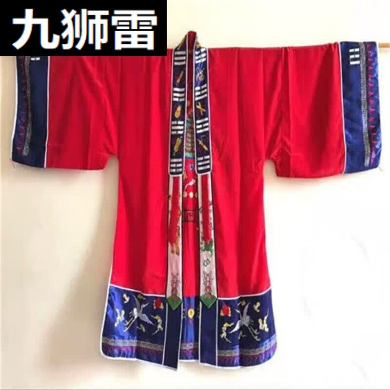 九狮雷法衣道袍霄台衣经衣双塔衣道士服装道服四色可选 135--xL码 红色宵台衣使用感如何?
