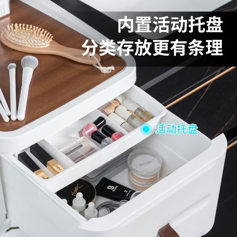 Jeko&Jeko卫生间收纳柜浴室置物架厕所马桶夹缝柜防水储物柜子靠墙落地柜 卫生间置物柜 3层 35.5cm