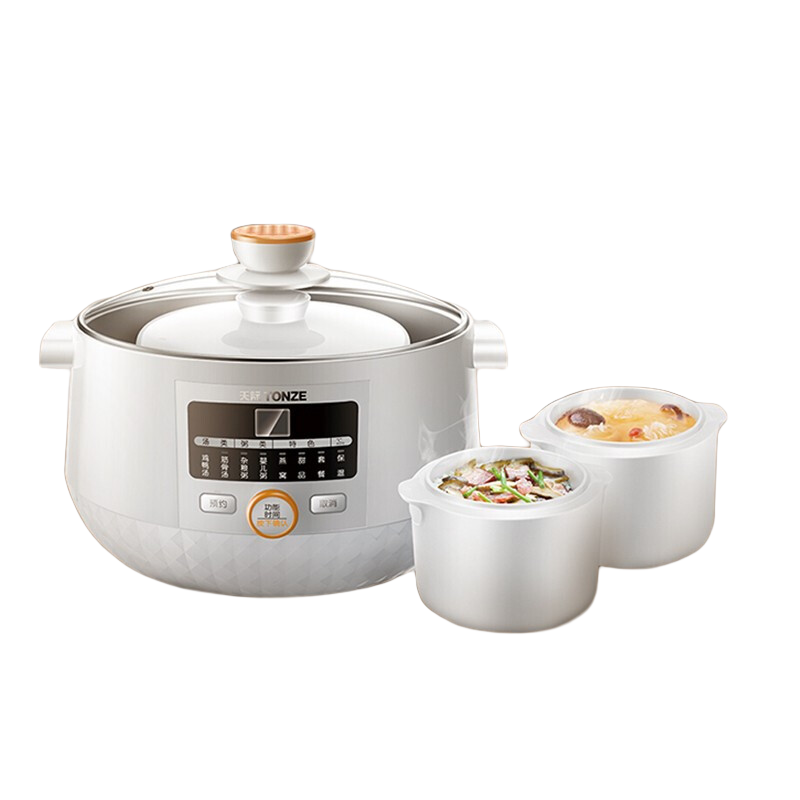 ��ʣ�TONZE����ˮ��������������˫��3����������������ȫ�Զ��๦�ܻ����㽺�����մ�1.8��18BG ��ɫ 1.8L