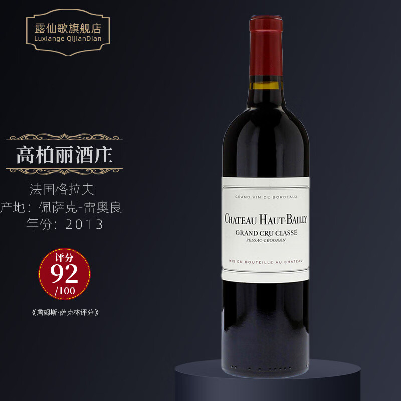 高柏丽酒庄(chateau haut-bailly)【法国名庄】格拉夫名庄高柏丽庄园