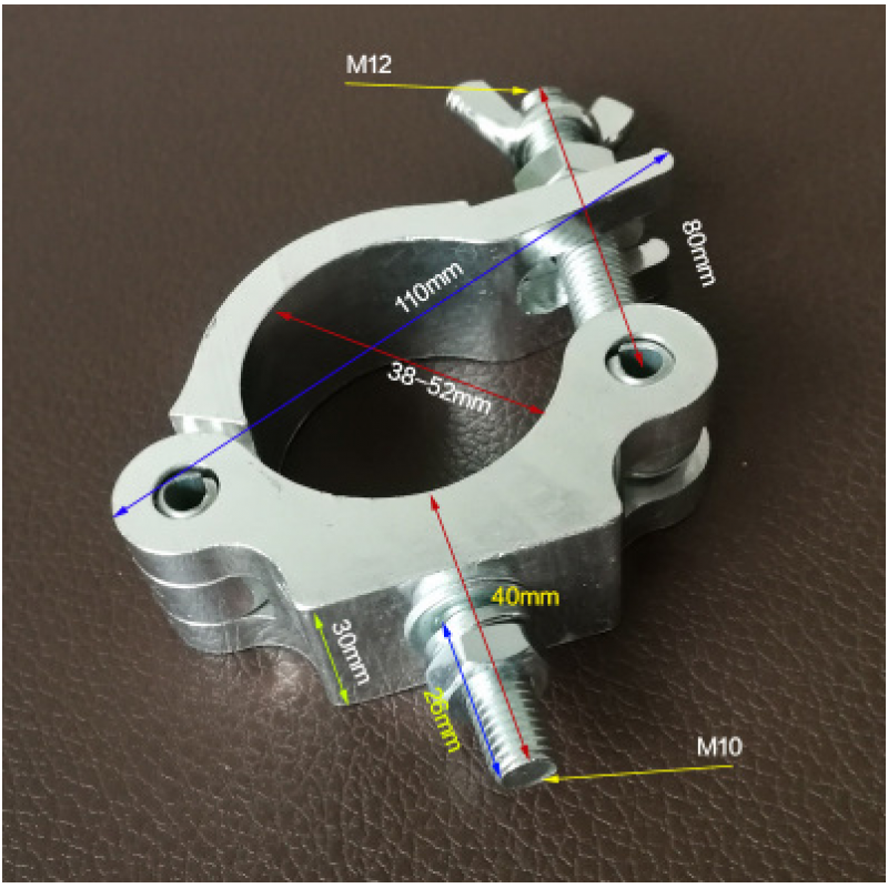 铝合金单双扣件万向扣件脚手架十字直角扣件圆管夹紧固件旋转扣件 单