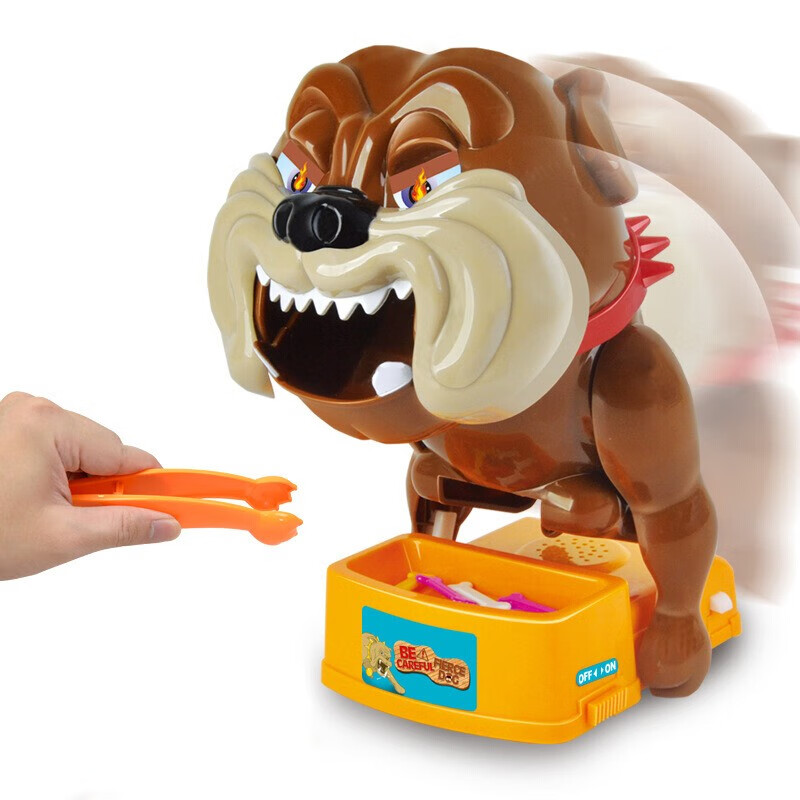 chen)咬手指鲨鱼鳄鱼咬人发声创意整蛊儿童小心恶犬减压玩具解压神器