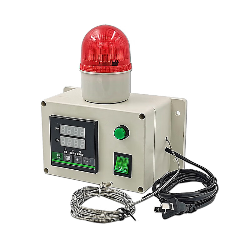 高精度智能温度报警器烤箱 机房 养殖冰箱工业上下限超温感应报警 90